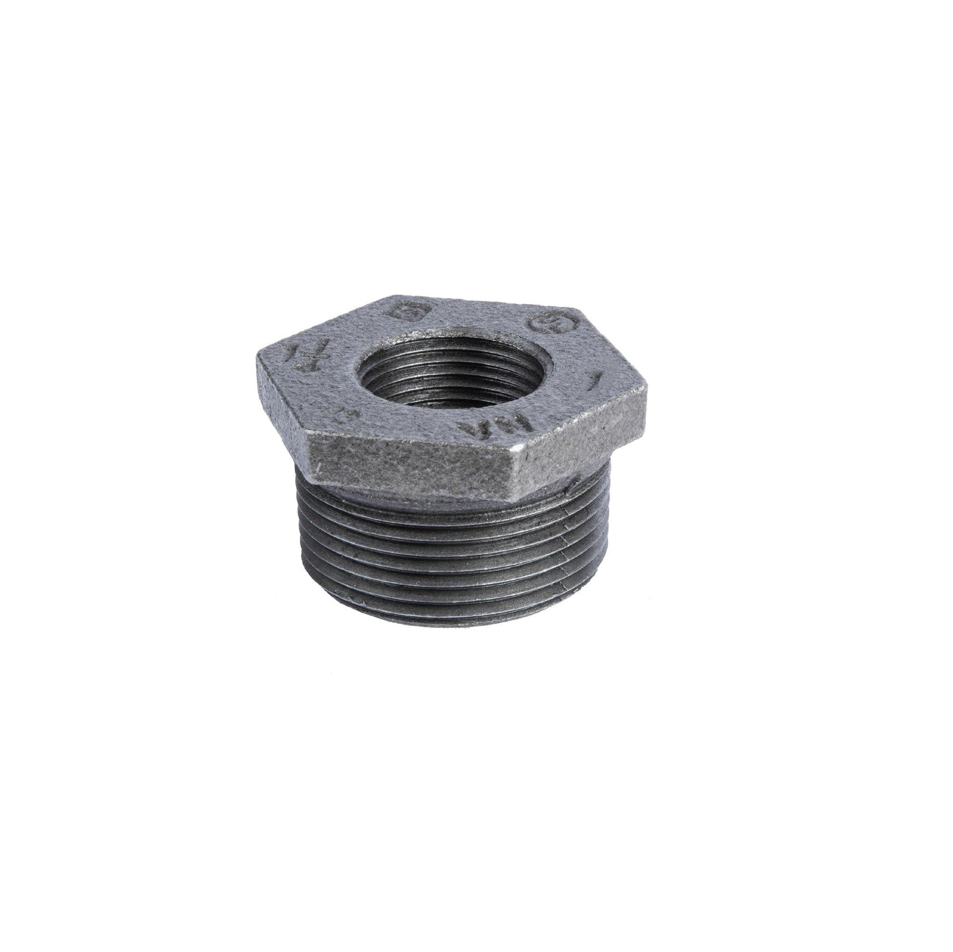 1 1/4 in. x 1 in. Black Bushing PIPE DECOR