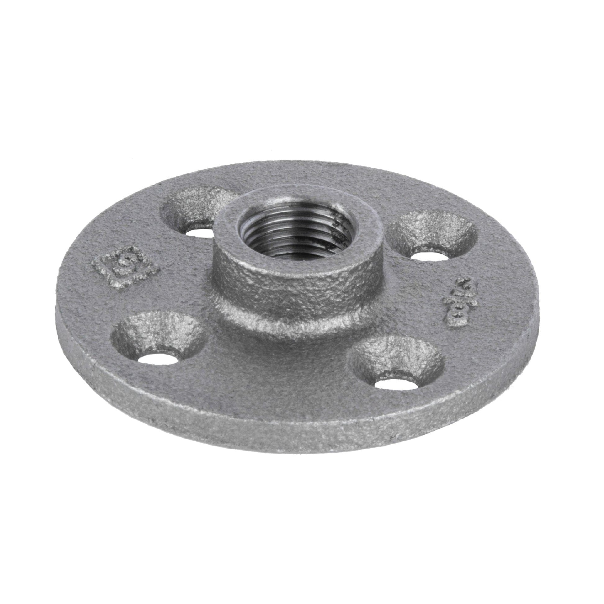 3/8 in. Black Floor Flange PIPE DECOR