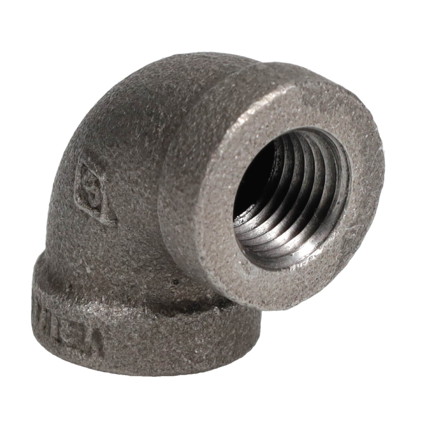 1/8 in. Black 90 Degree Elbow PIPE DECOR