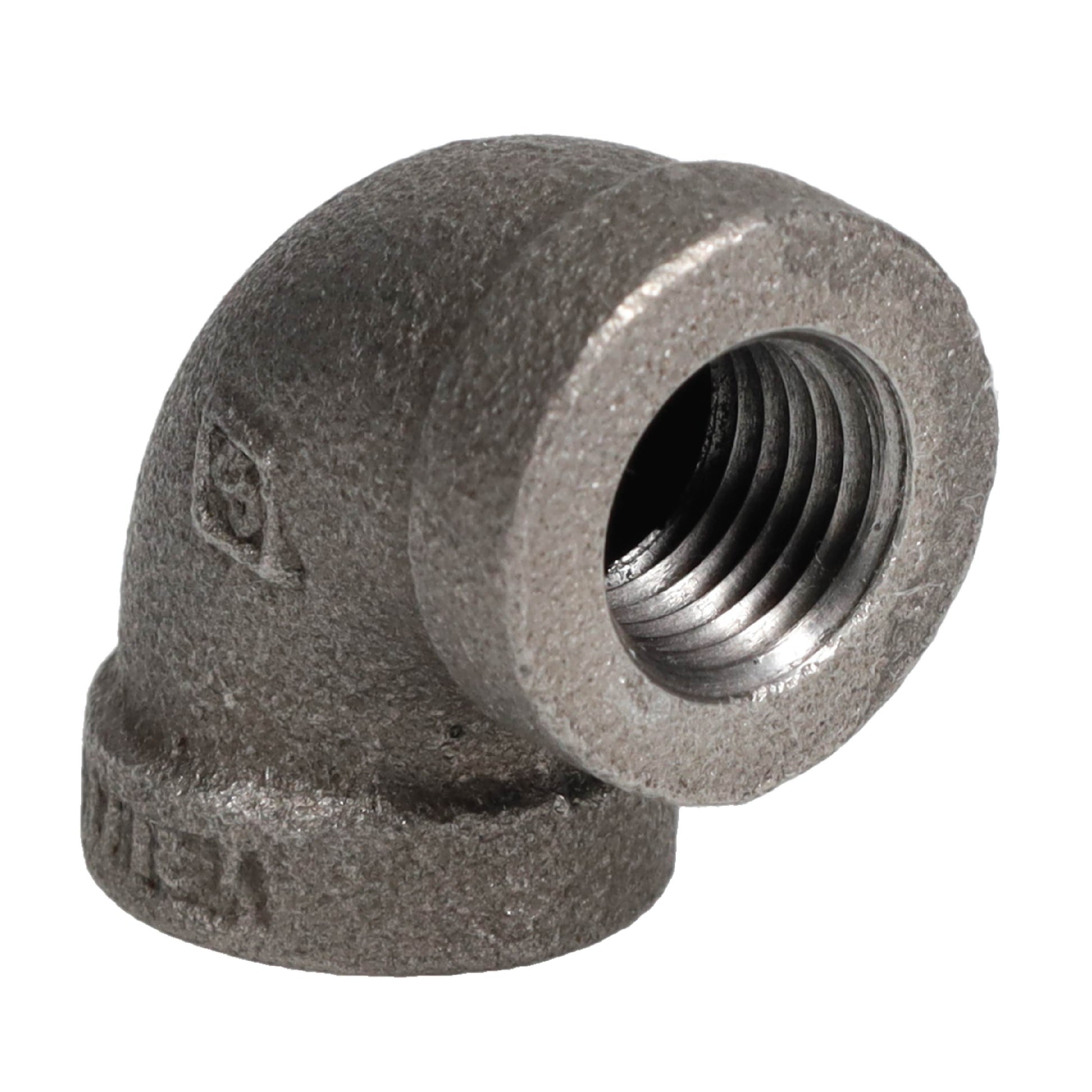 1/8 in. Black 90 Degree Elbow PIPE DECOR