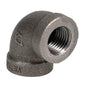 1/8 in. Black 90 Degree Elbow PIPE DECOR