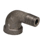 1/8 in. Black 90 Degree Street Elbow PIPE DECOR
