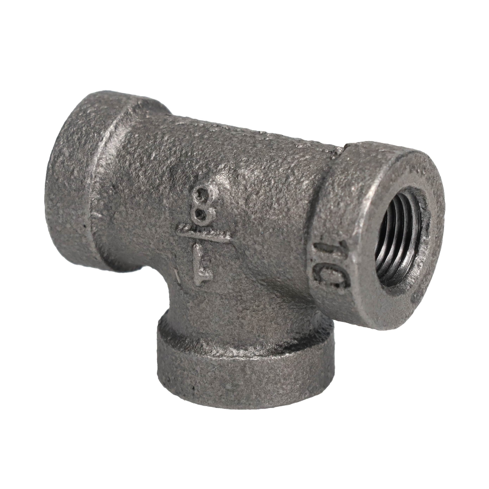 1/8 in. Black Tee PIPE DECOR