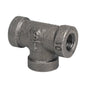 1/8 in. Black Tee PIPE DECOR