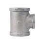 1 1/2 in. x 1 1/2 in. x 1 1/4 in. Black Reducing Tee PIPE DECOR