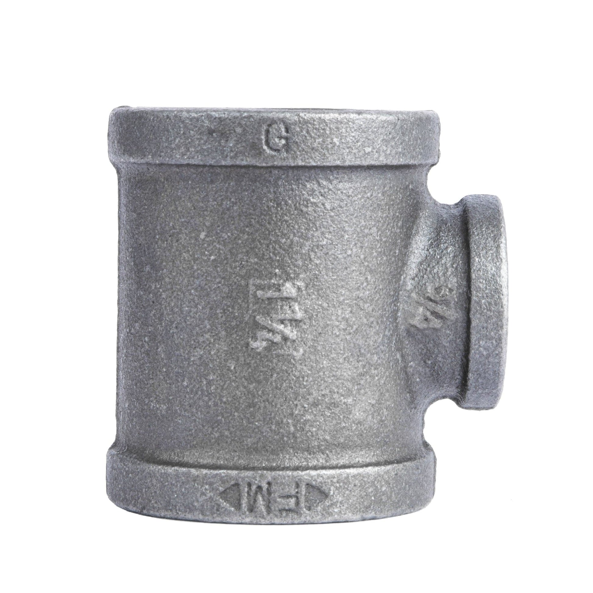 1 1/4 in. x 1 1/4 in. x 3/4 in. Black Reducing Tee PIPE DECOR