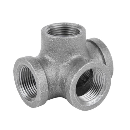 3/8 in. Black Side Outlet Tee PIPE DECOR