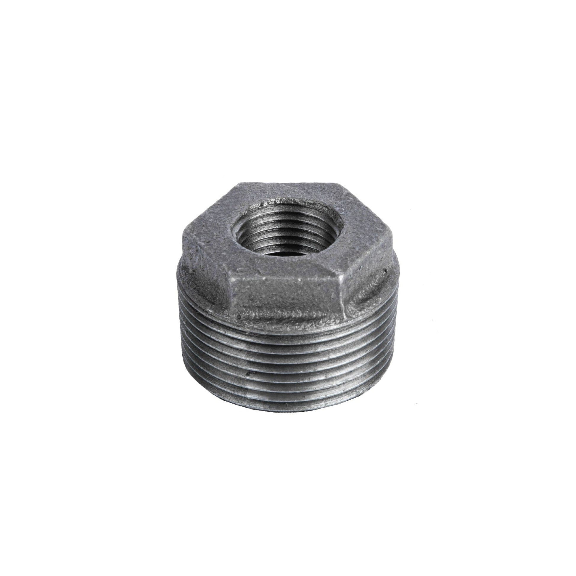 1 1/2 in. x 1 1/4 in. Black Bushing PIPE DECOR