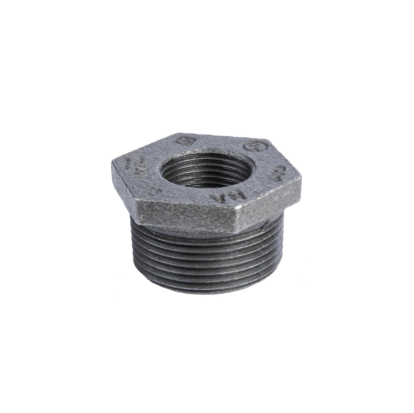 1 1/2 in. x 3/4 in. Black Bushing PIPE DECOR