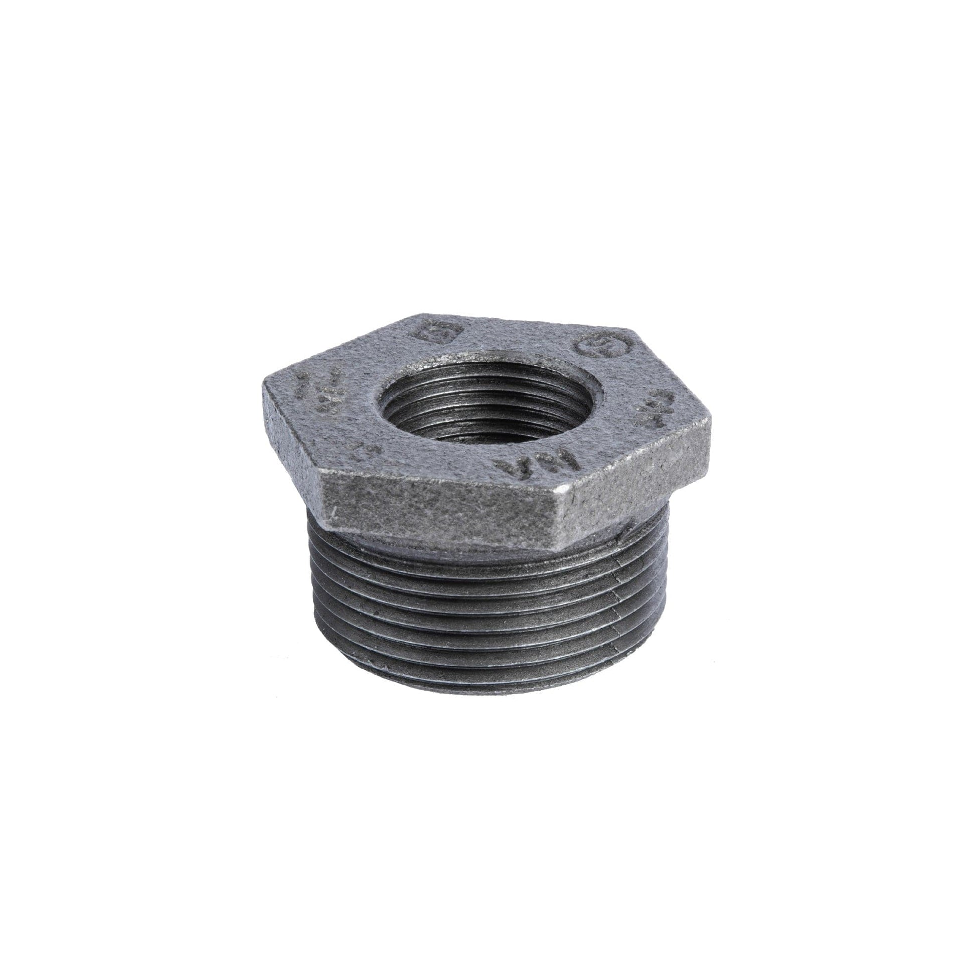 1 1/2 in. x 3/4 in. Black Bushing PIPE DECOR