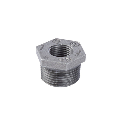 1 in. x 1/4 in. Black Bushing PIPE DECOR