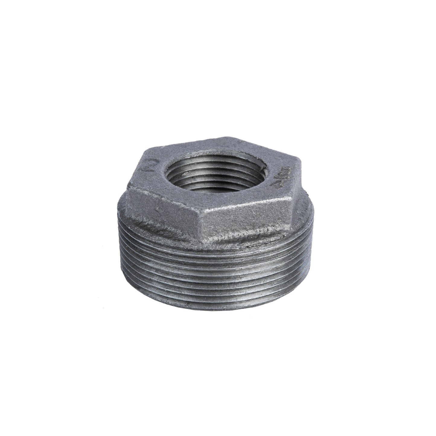 2 in. x 3/4 in. Black Bushing PIPE DECOR