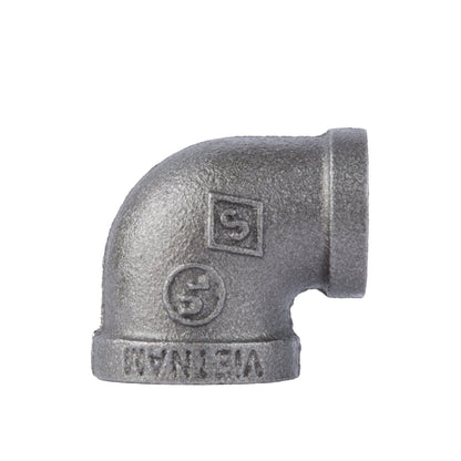 1 1/2 in. x 1 in. Black Reducing Elbow PIPE DECOR