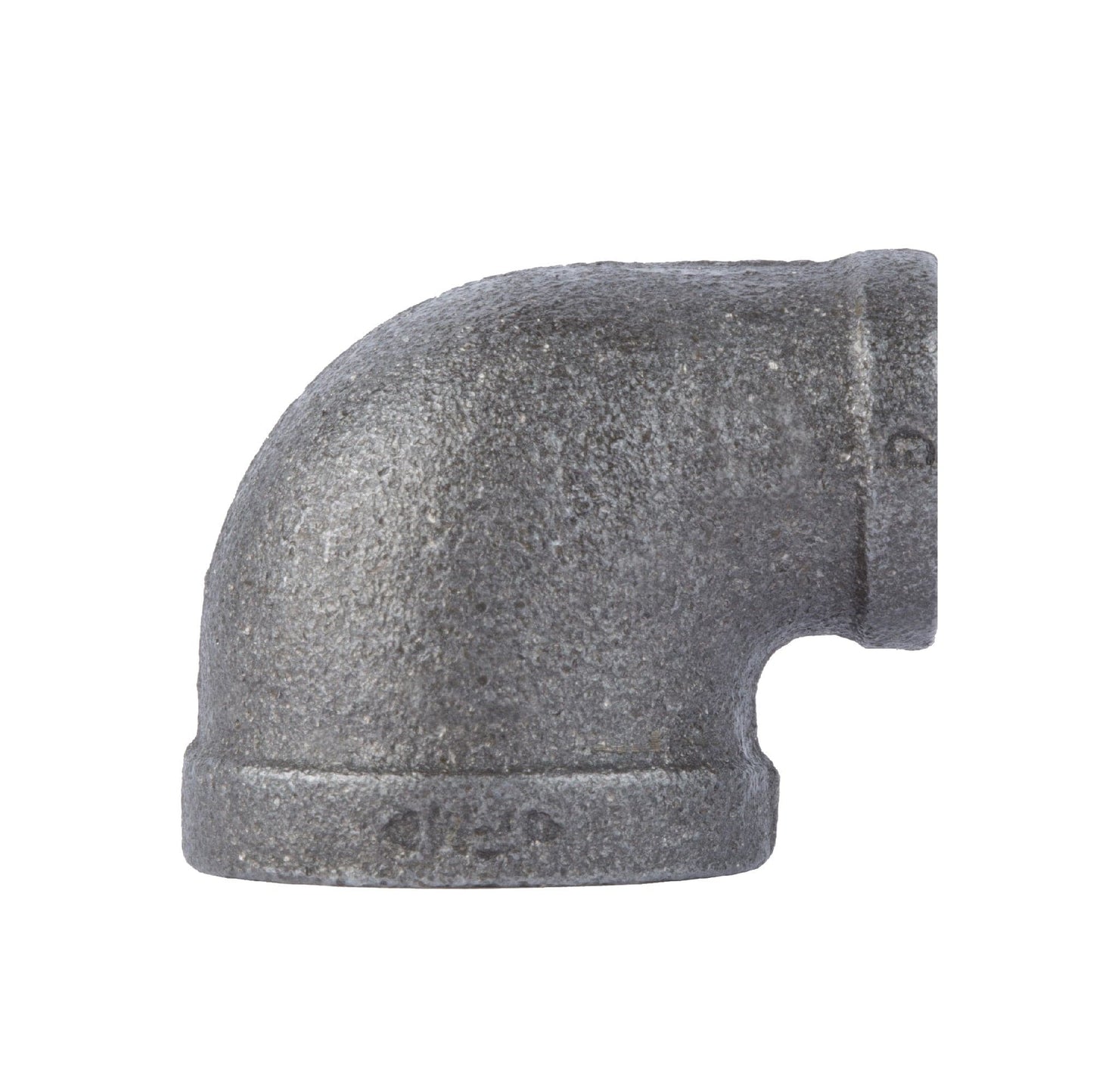 2 in. x 1 in. Black Reducing Elbow PIPE DECOR