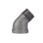 1/4 in. Black 45 Degree Street Elbow PIPE DECOR
