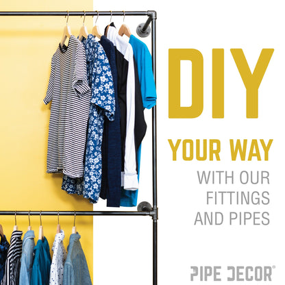 1/4 in. Black 45 Degree Street Elbow PIPE DECOR