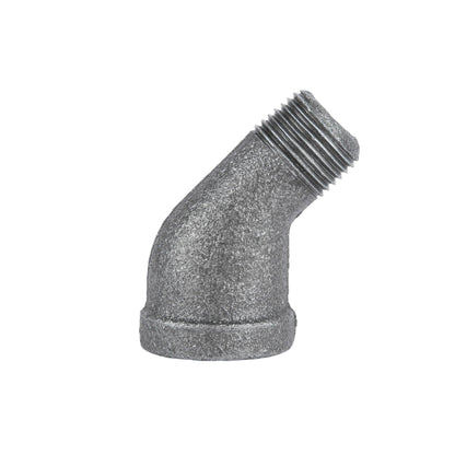 3/8 in. Black 45 Degree Street Elbow PIPE DECOR
