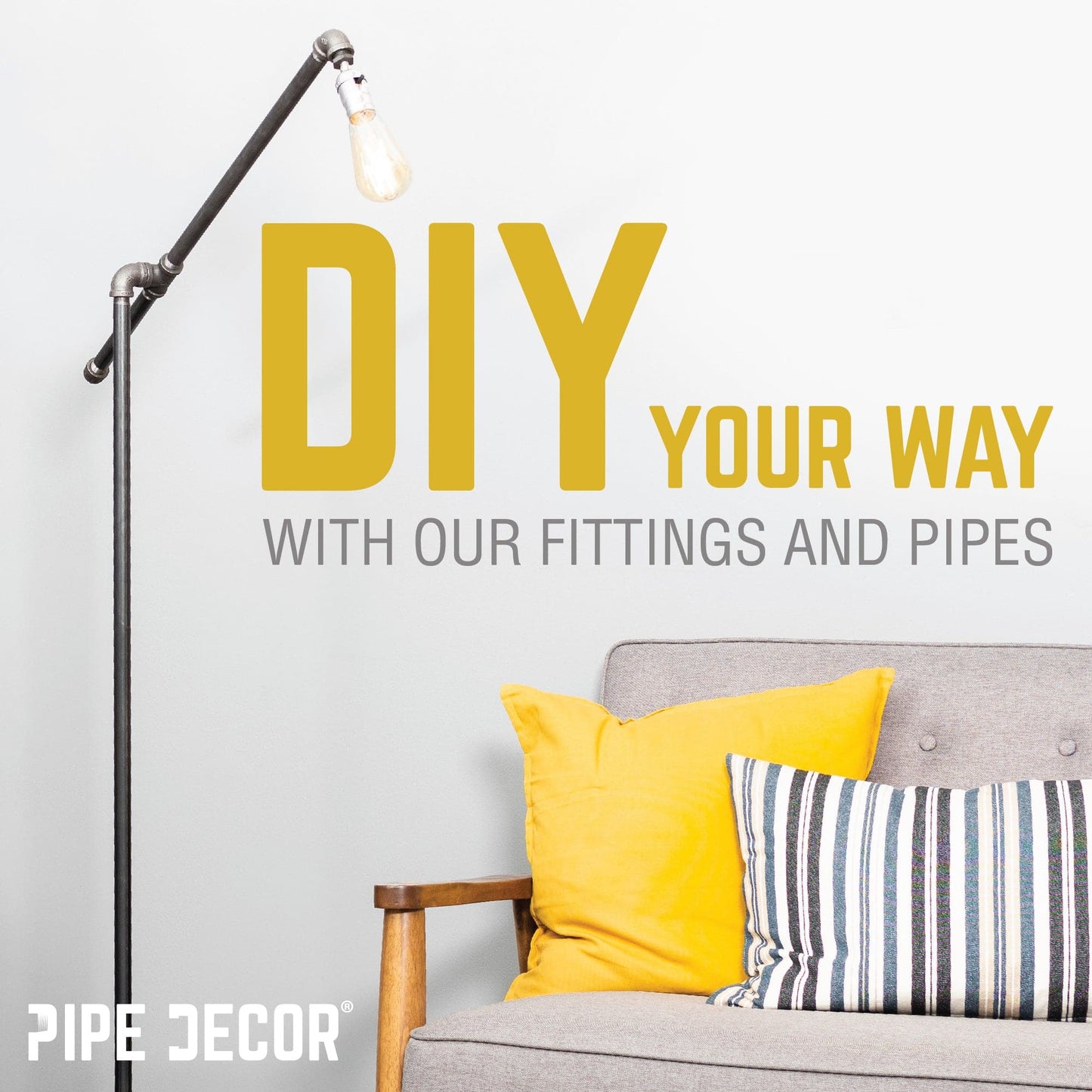 1/4 in. Black 90 Degree Street Elbow PIPE DECOR