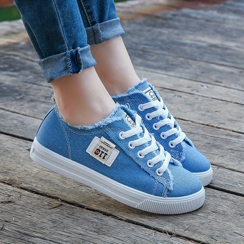 Women'S Casual Round Toe Solid Color Canvas Shoes, Small White, Flat Bottom, PVC Sole, Fabric Upper And Insole, Hand Wash, No Dry Clean, Spring, Autumn, All Season 2022 NovaCart