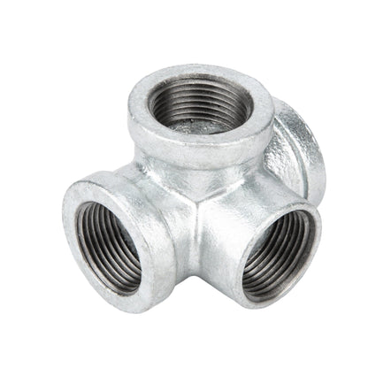 1 1/4 in. Galvanized Iron Side Outlet Tee PIPE DECOR