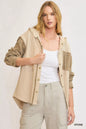 Umgee Washed French Terry Shacket FitiqueFit