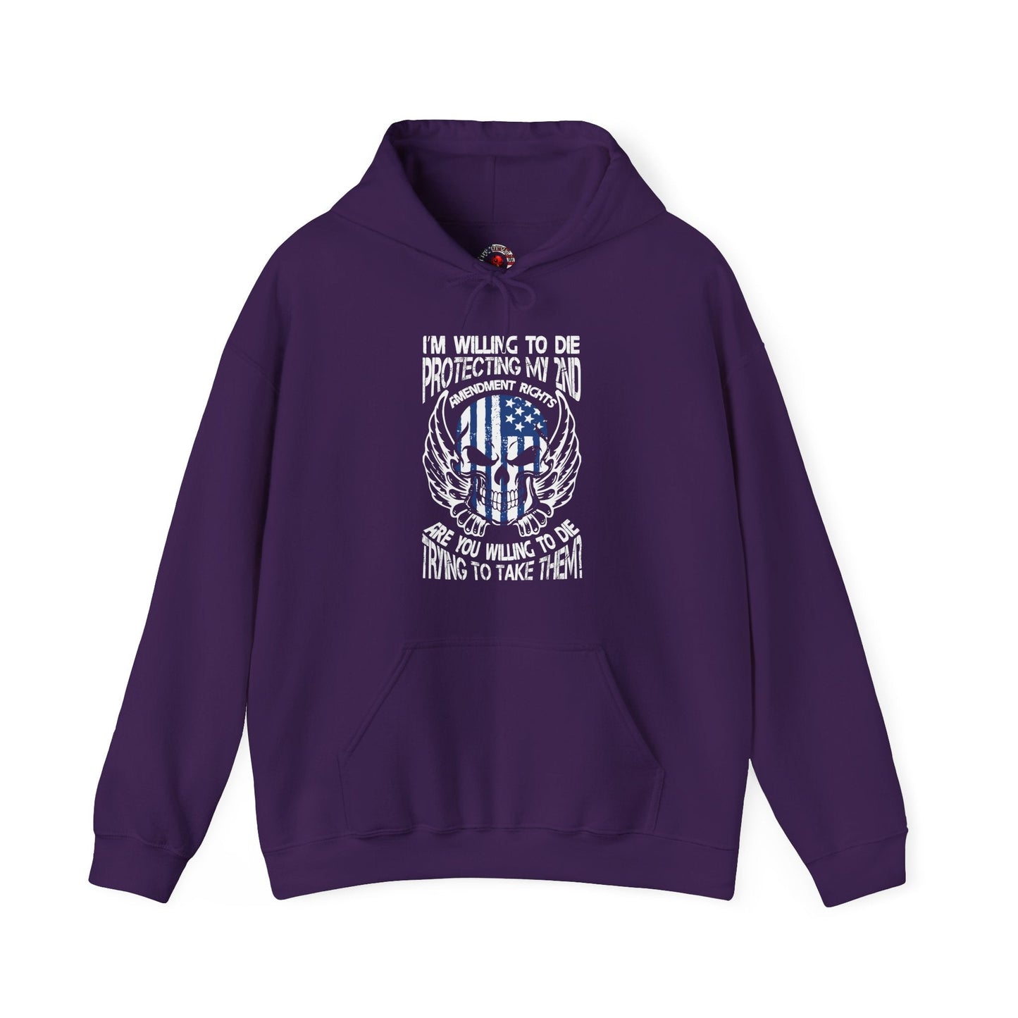 Protecting My 2nd Amendment Rights Hooded Sweatshirt The Devil's Pickle