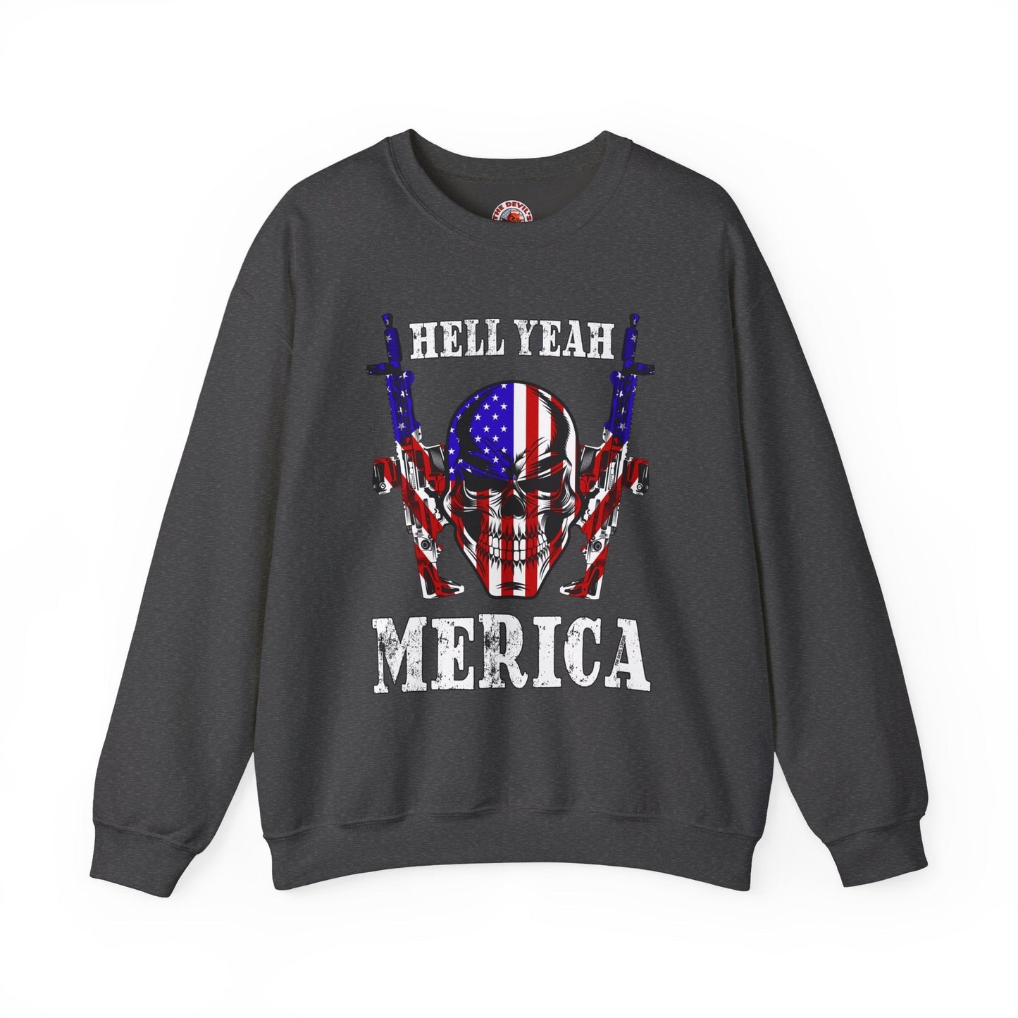 Hell Yeah Merica Crewneck Sweatshirt The Devil's Pickle