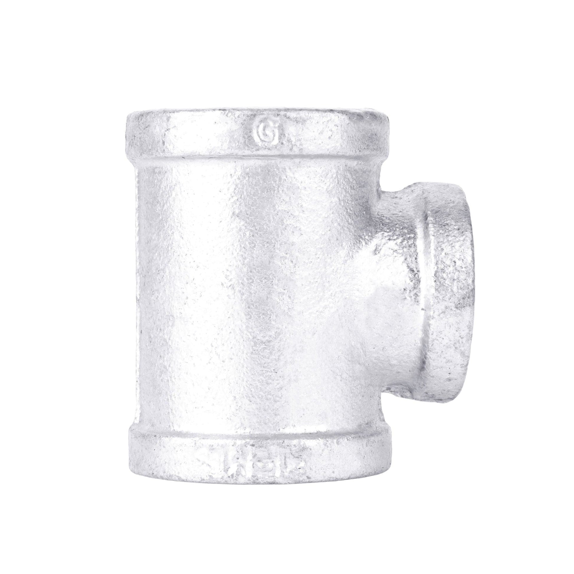 1 1/4 in. x 1 1/4 in. x 3/4 in. Galvanized Iron Reducing Tee PIPE DECOR
