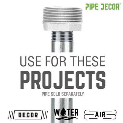 1/4 in. x  1/8 in. Galvanized Iron Bushing PIPE DECOR