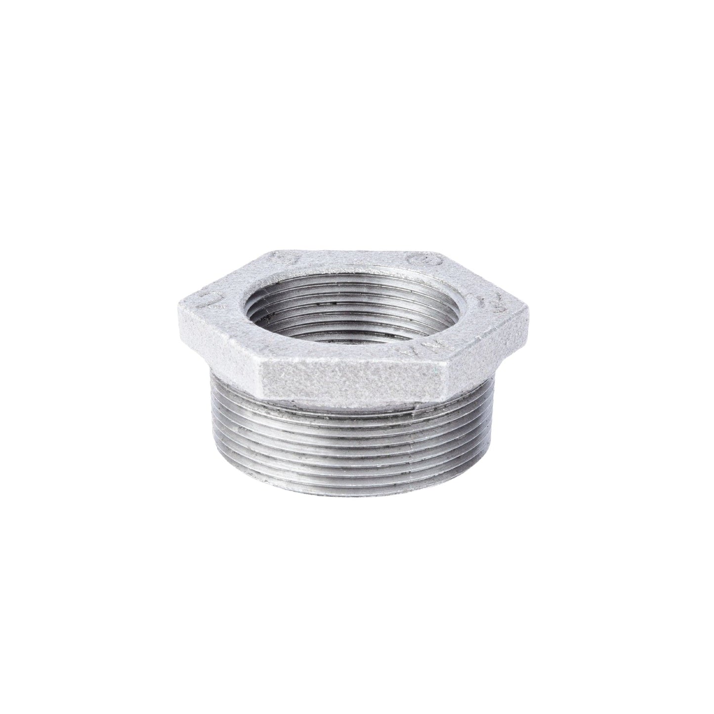 2 in. x 1 1/2 in. Galvanized Iron Bushing PIPE DECOR