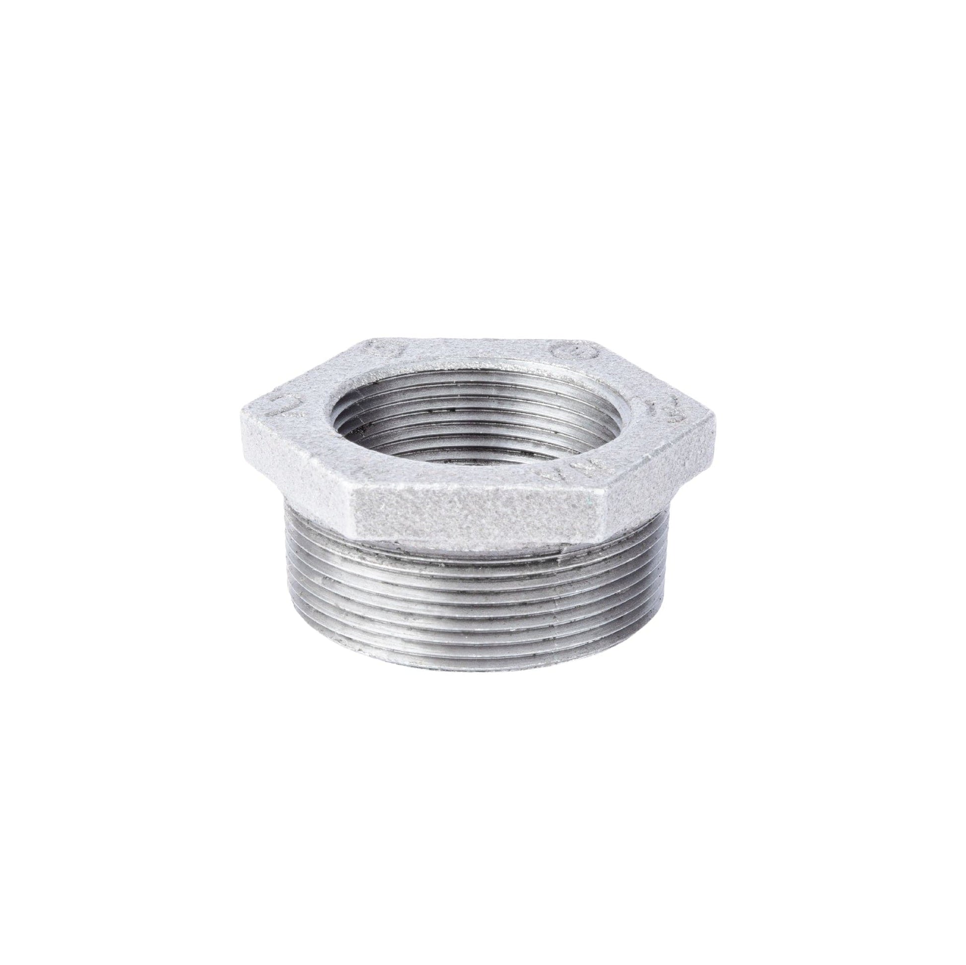 2 in. x 1 1/2 in. Galvanized Iron Bushing PIPE DECOR
