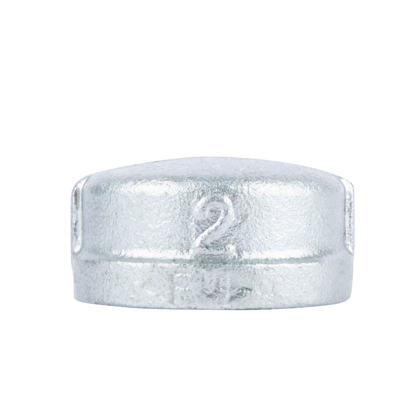 2 in. Galvanized Iron Cap PIPE DECOR