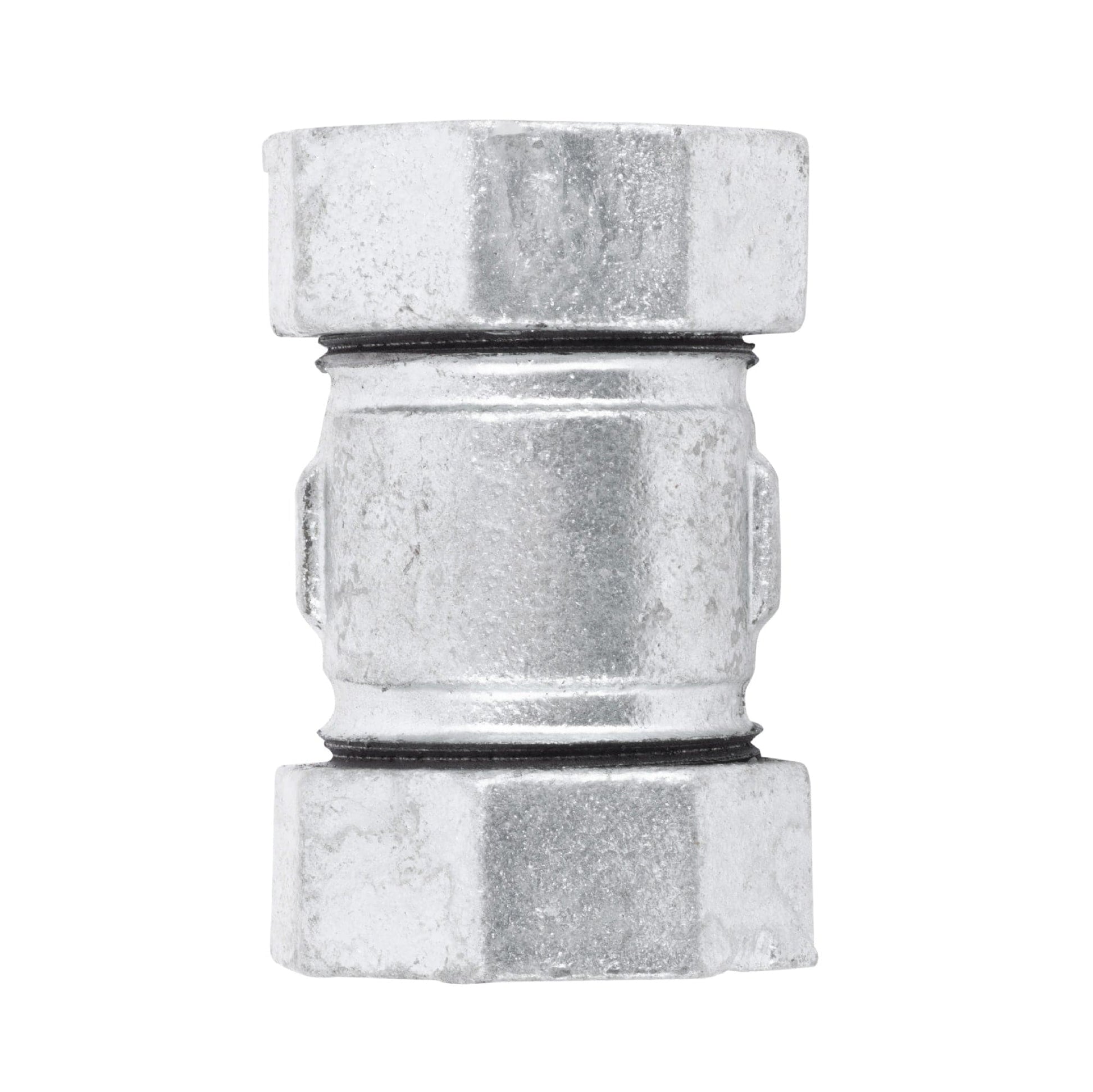 1 in. Galvanized Iron Compression Coupling PIPE DECOR