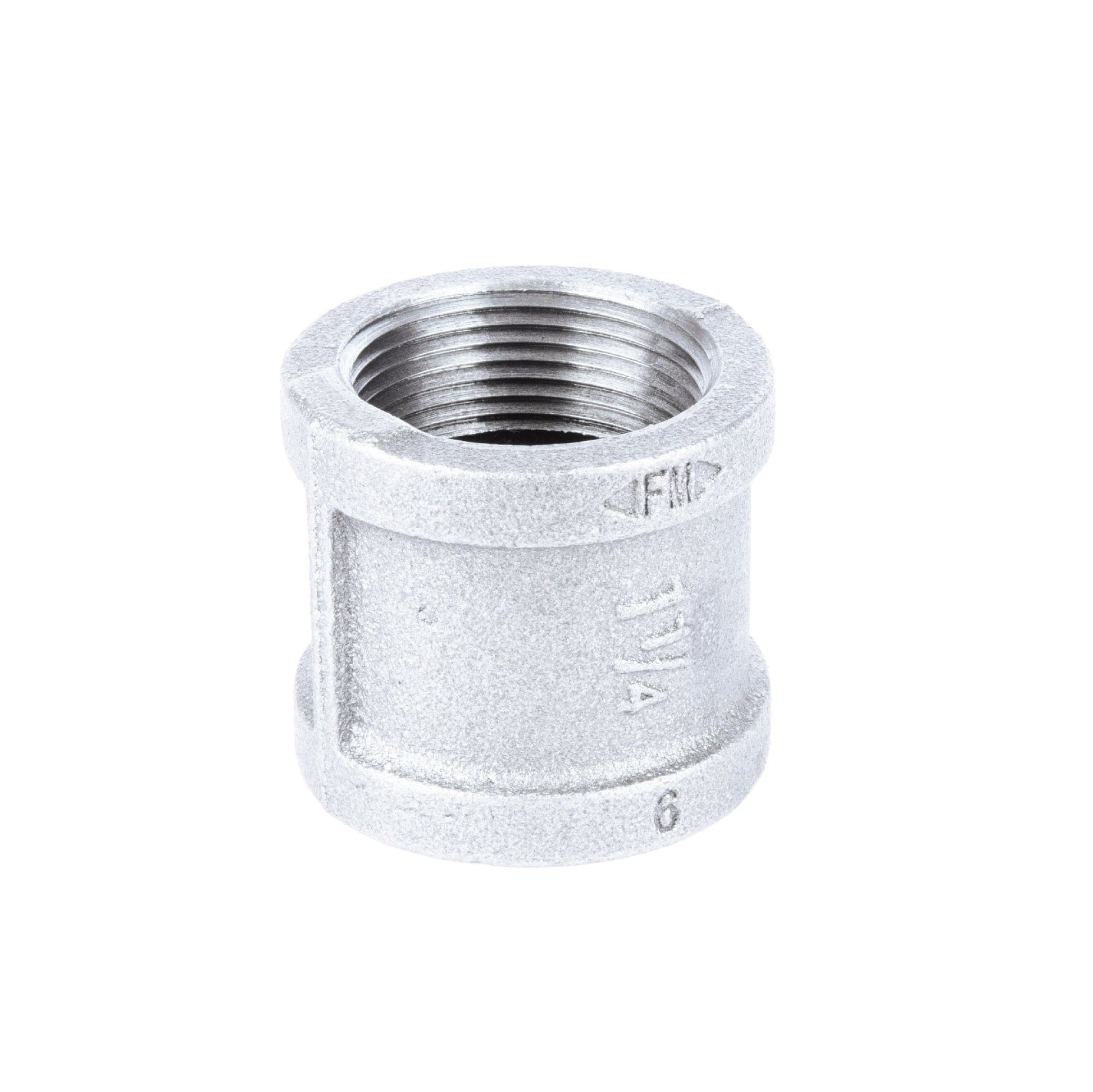 1 1/4 in. Galvanized Iron Coupling PIPE DECOR