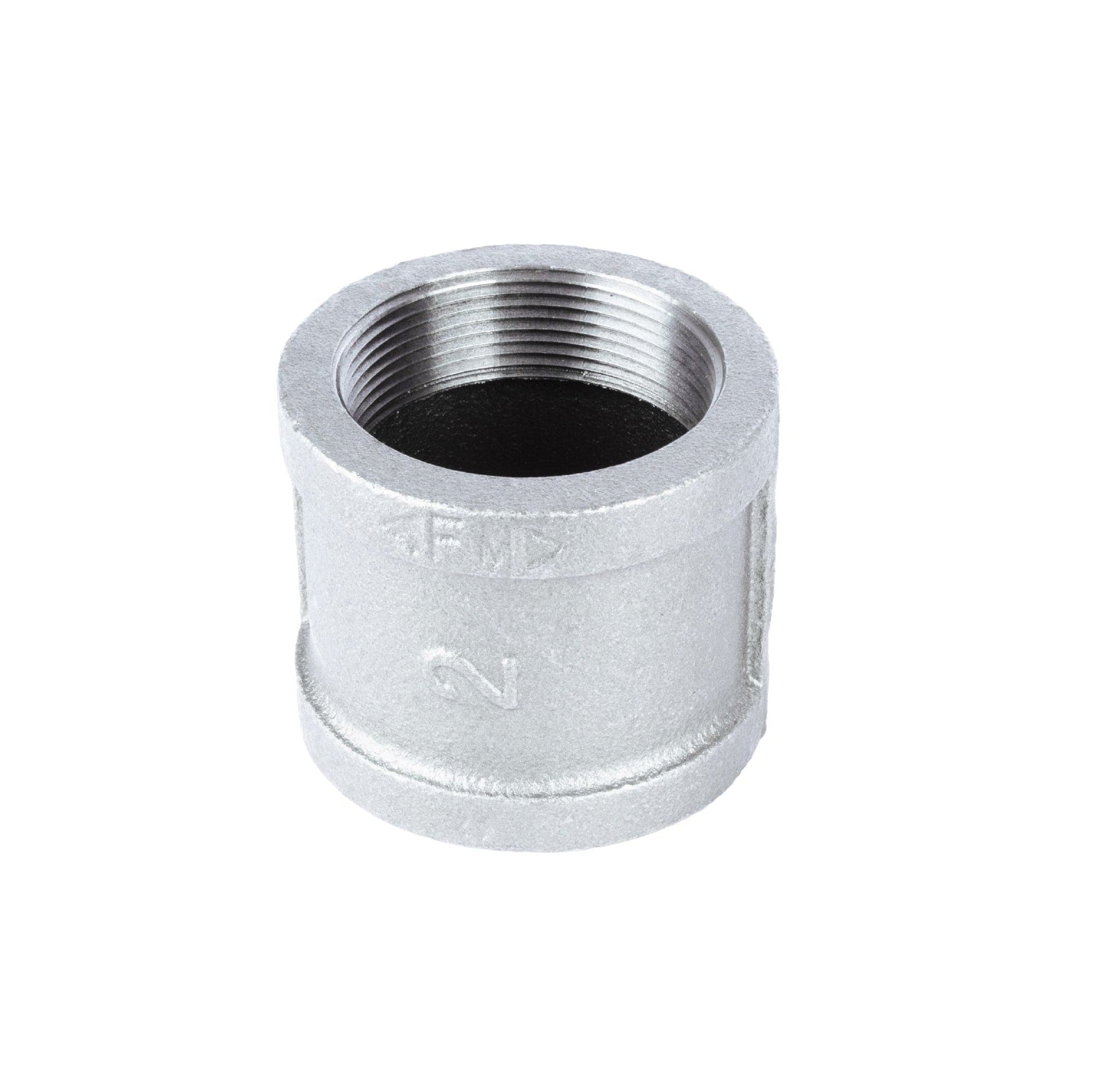 2 in. Galvanized Iron Coupling PIPE DECOR
