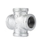 1/4 in. Galvanized Iron Cross PIPE DECOR