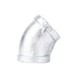 1 1/4 in. Galvanized Iron 45 Degree Elbow PIPE DECOR