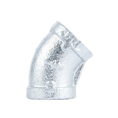 1/2 in. Galvanized Iron 45 Degree Elbow PIPE DECOR