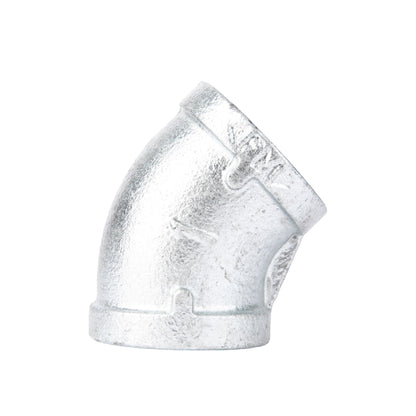1 in. Galvanized Iron 45 Degree Elbow PIPE DECOR