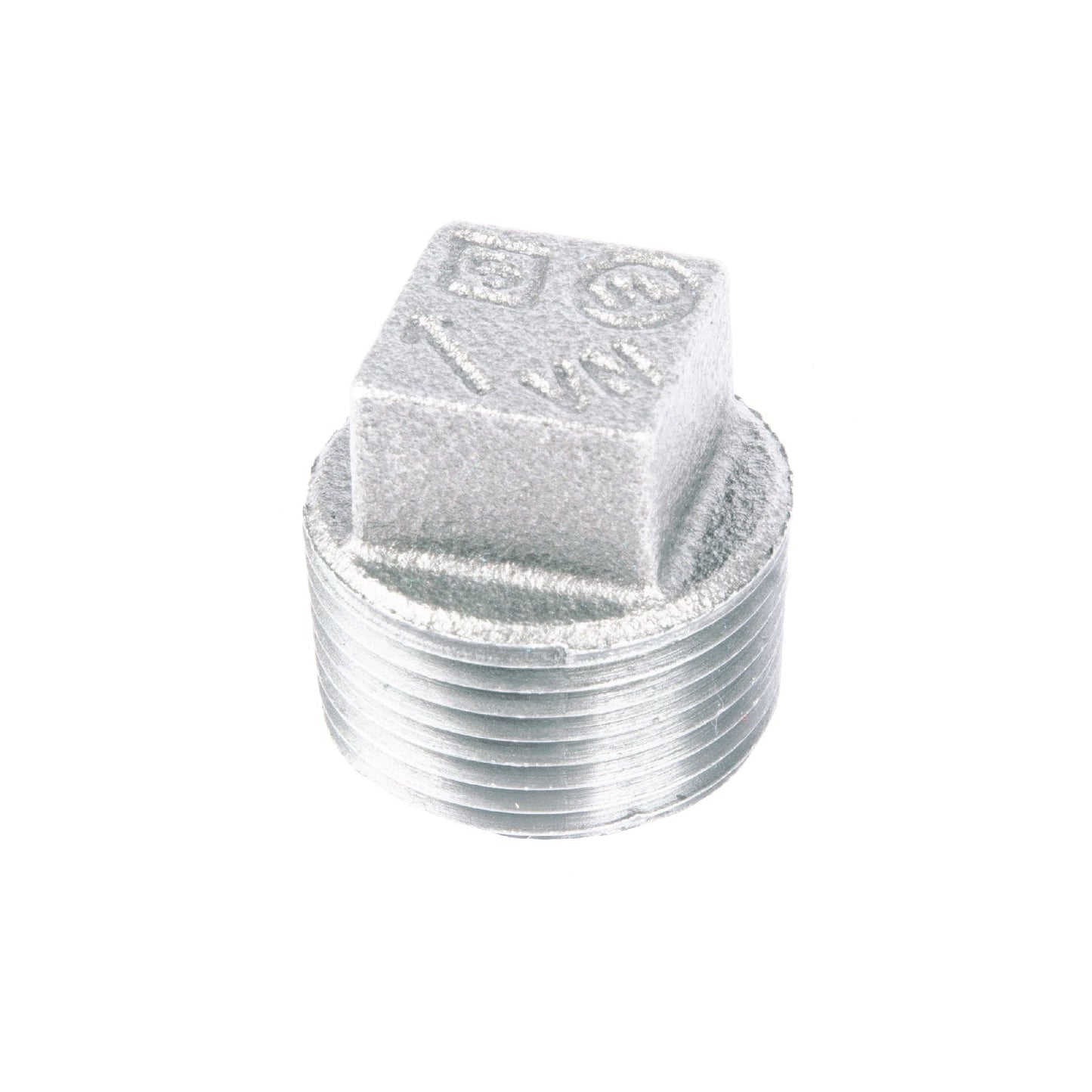 1 in. Galvanized Iron Plug PIPE DECOR