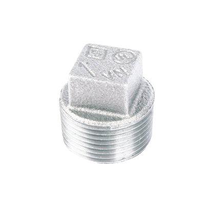 1 in. Galvanized Iron Plug PIPE DECOR