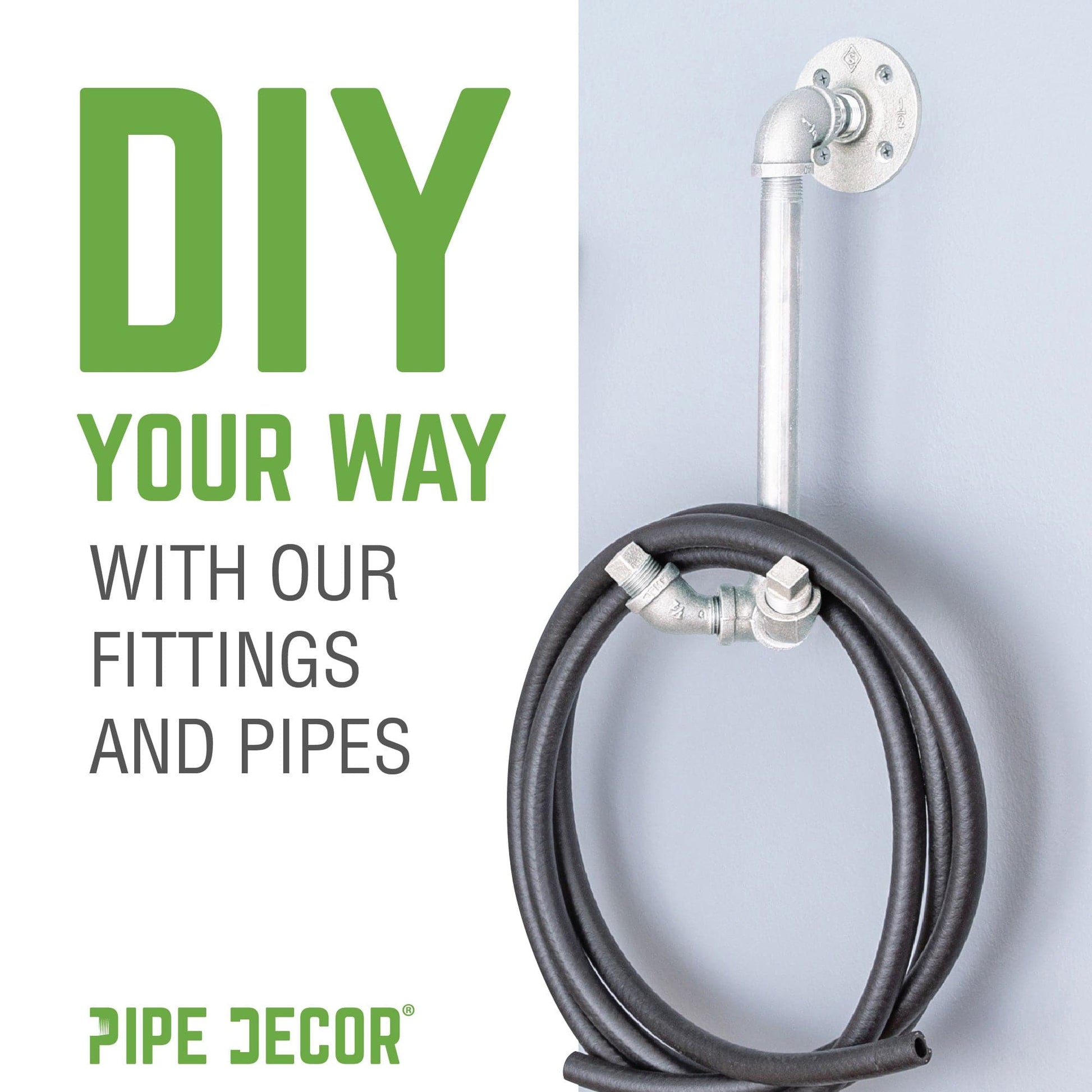 2 in. Galvanized Iron Plug PIPE DECOR