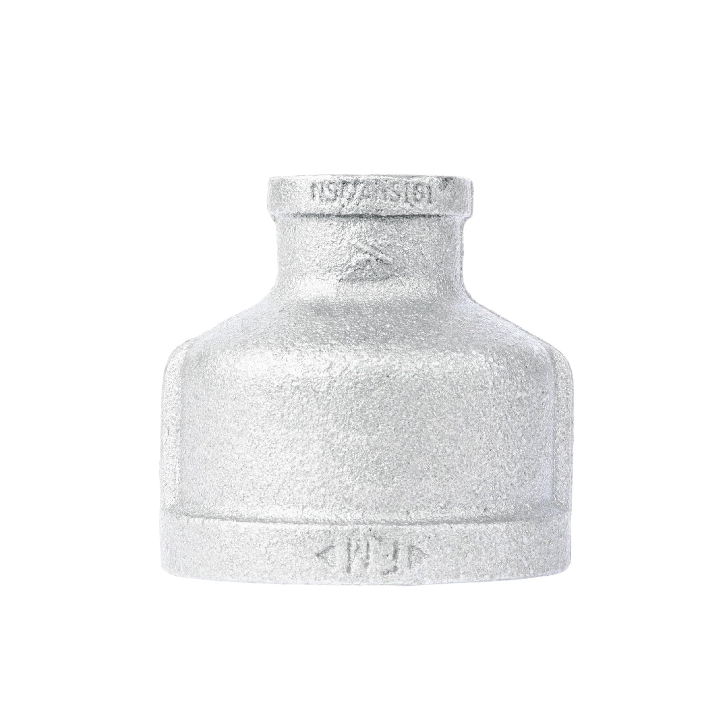 1 1/2 in. x 3/4 in. Galvanized Iron Reducing Coupling PIPE DECOR