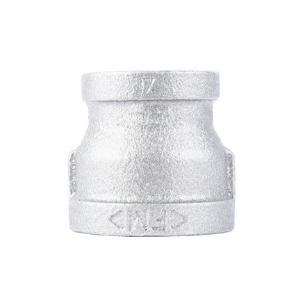 1/2 in. x 3/8 in. Galvanized Iron Reducing Coupling PIPE DECOR
