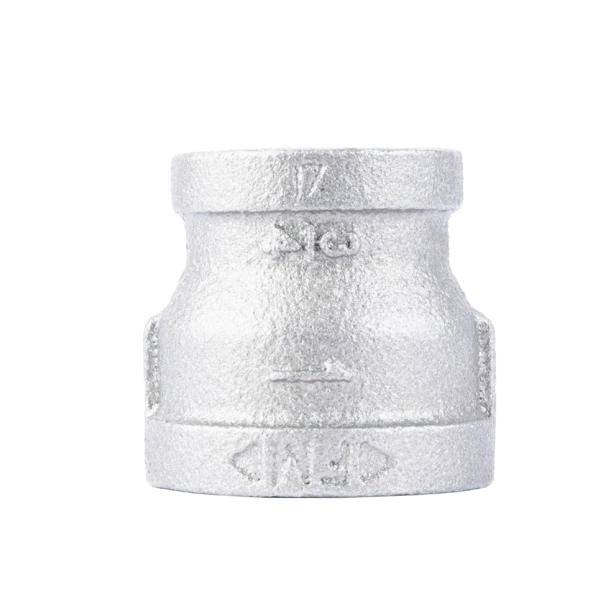 1 in. x 3/4 in. Galvanized Iron Reducing Coupling PIPE DECOR