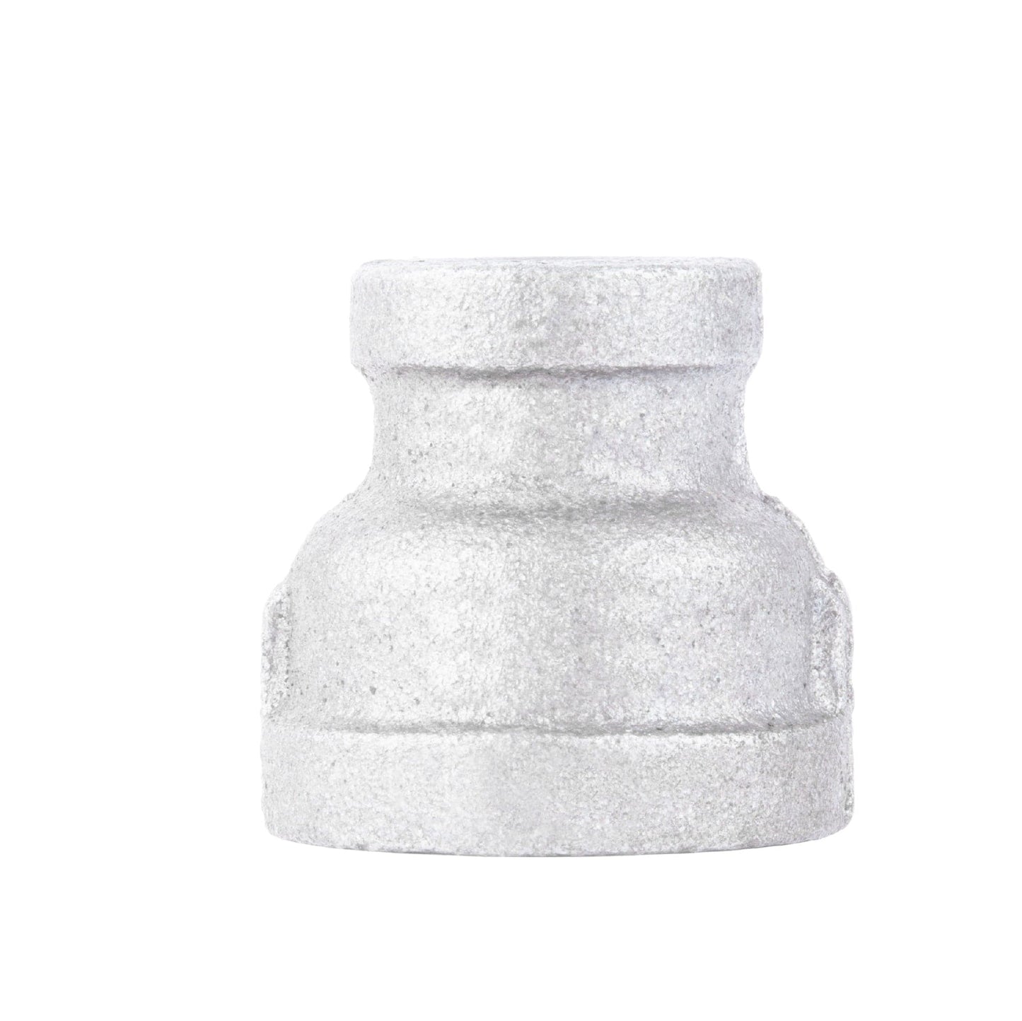 2 in. x 1 1/2 in. Galvanized Iron Reducing Coupling PIPE DECOR