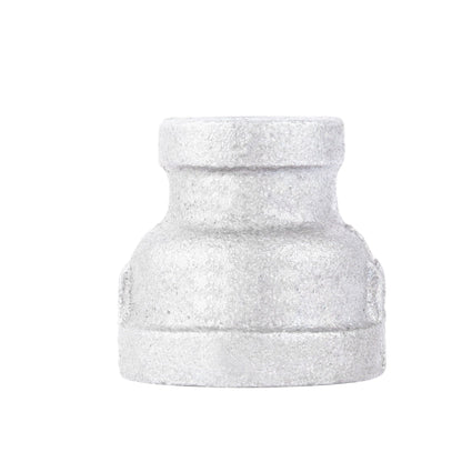 2 in. x 1 1/4 in. Galvanized Iron Reducing Coupling PIPE DECOR