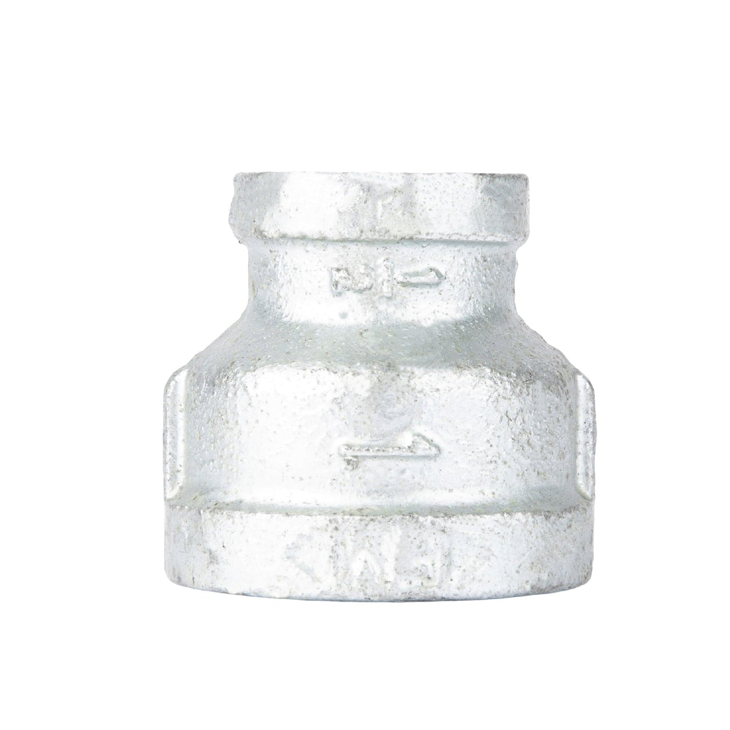 1 in. x 1/2 in. Galvanized Iron Reducing Coupling PIPE DECOR