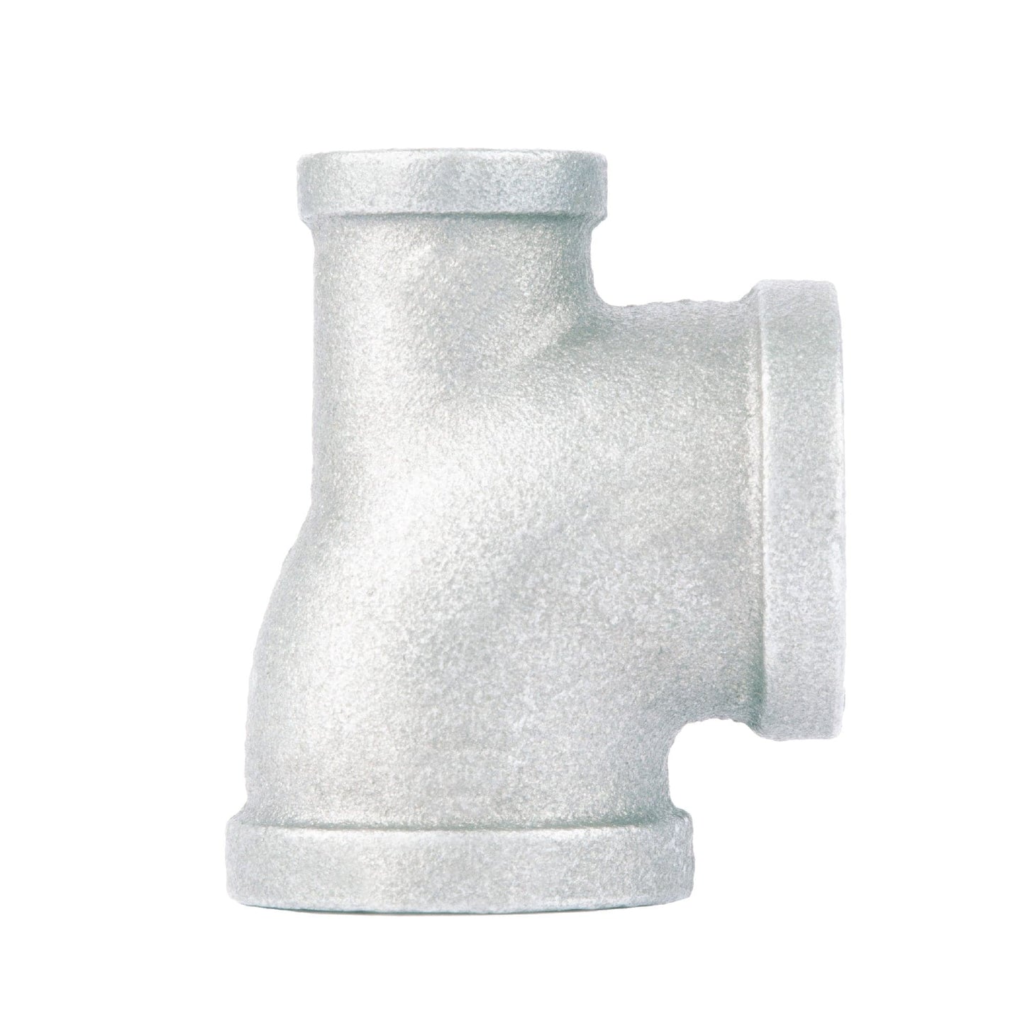 1 in. x 1/2 in. x 1 in. Galvanized Reducing Tee PIPE DECOR