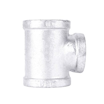 1 1/4 in. x 1 1/4 in. x 1 in. Galvanized Iron Reducing Tee PIPE DECOR